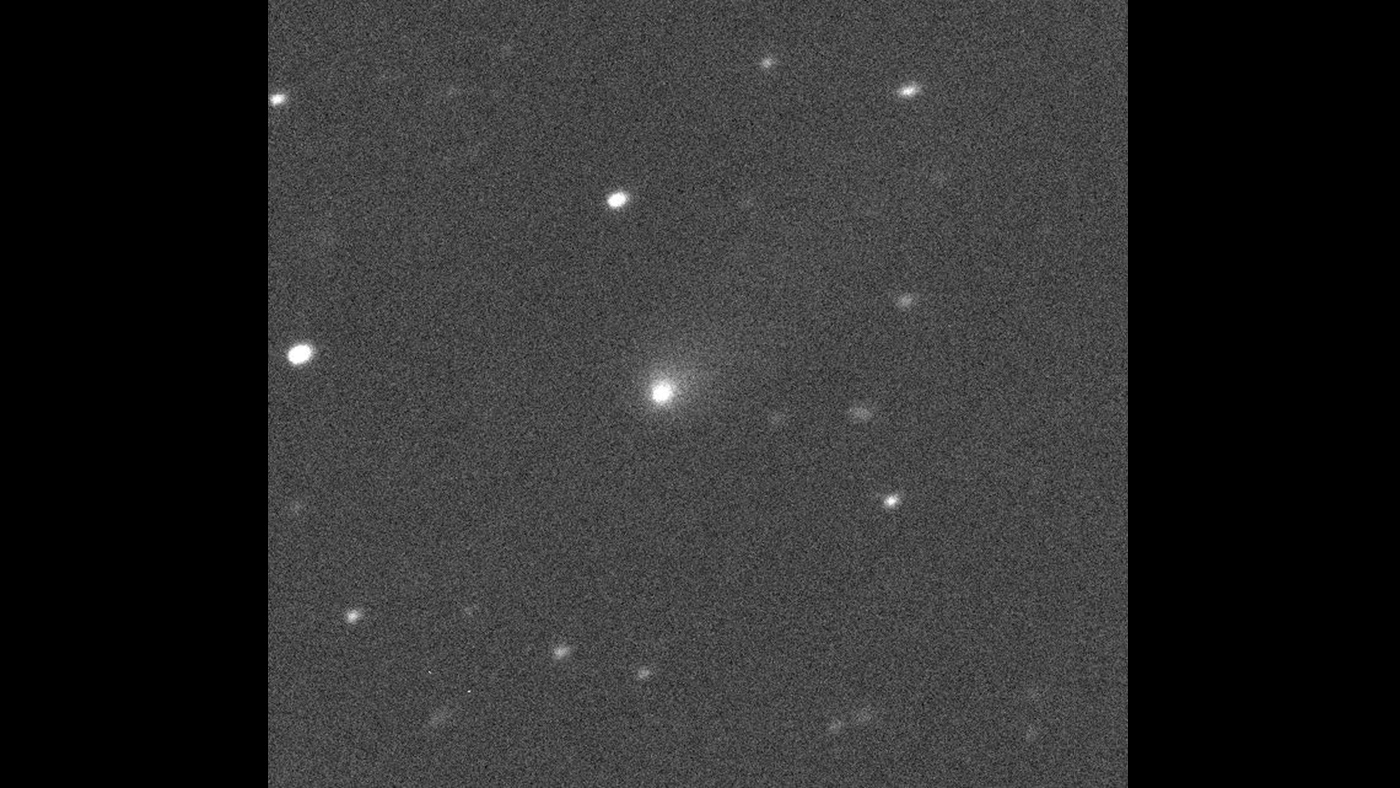 Citra komet C/2019 Q4 yang diambil oleh Teleskop Kanada-Perancis-Hawaii di Pulau Besar Hawaii pada 10 September 2019. Kredit gambar :  Canada-France-Hawaii Telescope/K. Meech, J. Kleyna, J. Keane, M. Micheli, O. Hainaut, B. Yang/UH Institute for Astronomy, European Southern Observatory, ESA NEO Coordination Center)