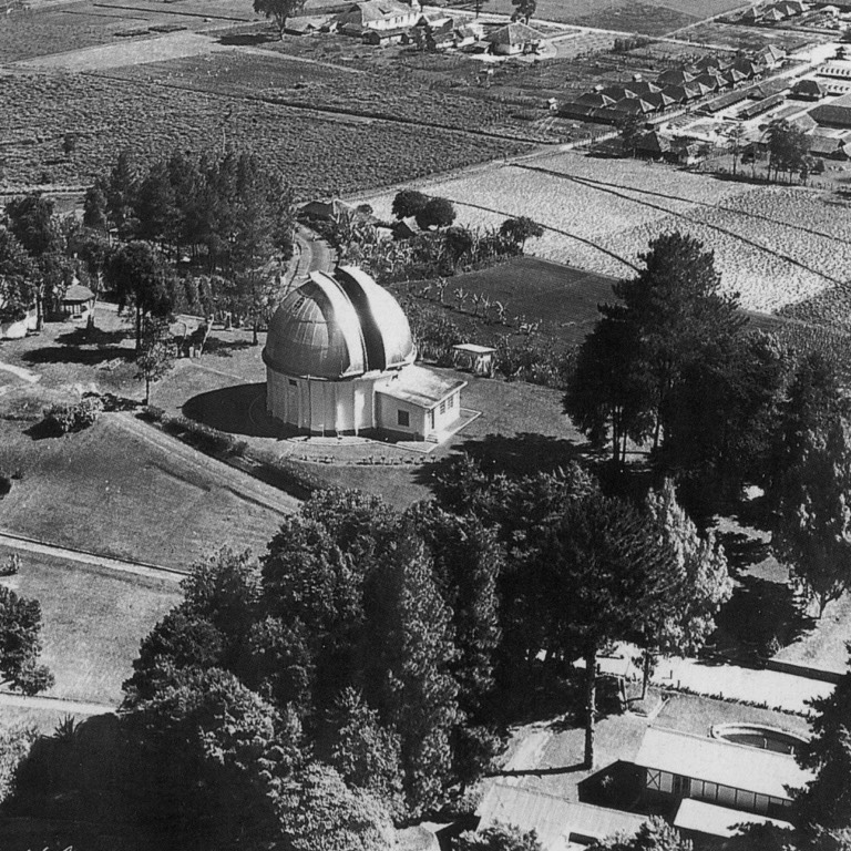 Foto dari udara Gedung Teleskop Zeiss, c.1928